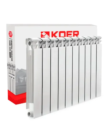 Радиатор биметаллический Koer 100 Bimetal-500 GRAND, 10 секций