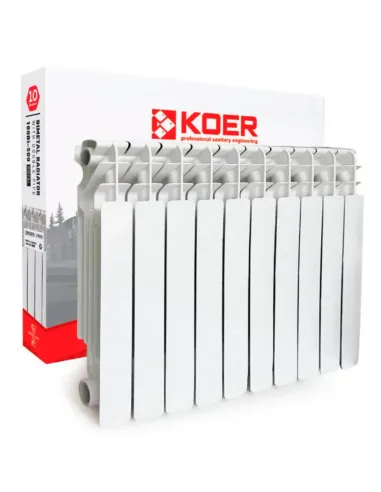 Радиатор биметаллический Koer 100 Bimetal-500 ROYAL, 10 секций