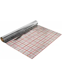Плівка для теплої підлоги Koer KR.8018 105 мкр, тепловідбивна, металізована з розміткою