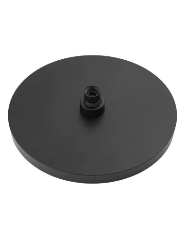 Лейка тропический душ Kroner Element 2801562915Z-3801, 250х250х63 мм, круглая, черный