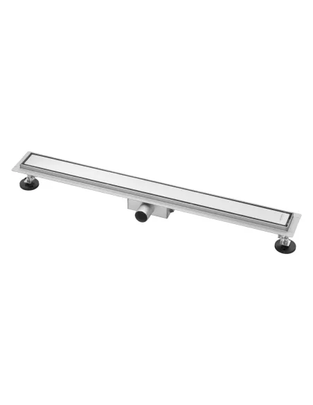 Душевой линейный трап Kroner KRP Eifel M80 Fliese, 100-155х840х140 мм, нержавеющая сталь, сухой затвор