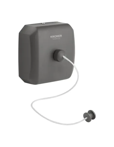 Сушарка для одягу Kroner KRP Graz - GRP02, електрична, 89х89х35 мм, цинк, чорний
