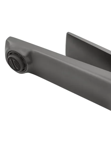 Змішувач для умивальника Kroner KRP Ersel - GRP0111BV з донним клапаном, одноважільний, чорний