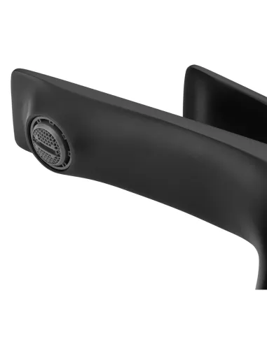 Змішувач для умивальника Kroner KRP Graz - SCH010, одноважільний, чорний