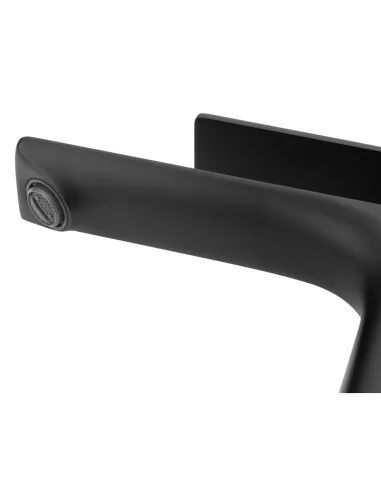 Змішувач для умивальника Kroner KRP Jena - SCH010, одноважільний, чорний