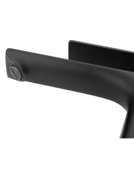 Змішувач для умивальника Kroner KRP Jena - SCH010, одноважільний, чорний