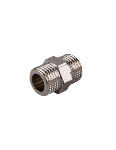 Ніпель Optimum NN112S 1/4 дюйми, нн, нікельований