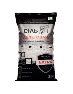 Соль таблетированная Bio+ Systems Extra UA для умягчителя 25 кг (мешок)