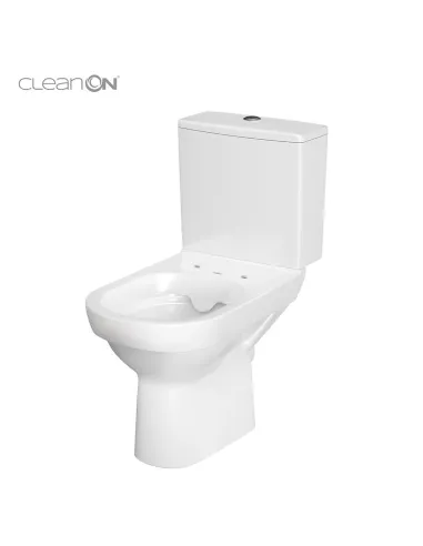Унитаз компакт Cersanit 602 City New Clean On 011 3/5, сиденье дюропласт лифт, подвод воды снизу