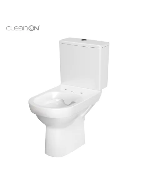 Унитаз компакт Cersanit 602 City New Clean On 011 3/5, сиденье дюропласт лифт, подвод воды снизу