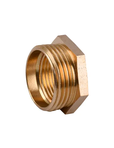 Футорка Optimum LF543S 1 х 3/4 дюйма НВ, латунная