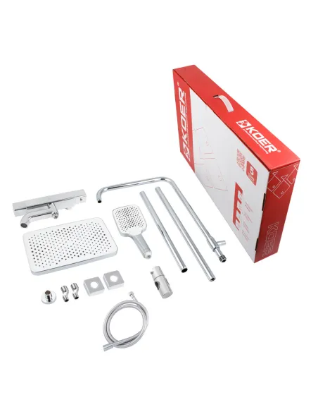 Душевая система Koer KB-57038-01 с термостатом, хром