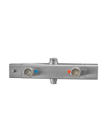 Душевая система Koer KI-53017-02 с термостатом, нержавеющая сталь