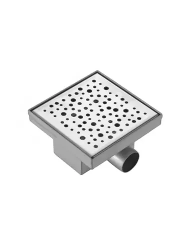 Душевой трап Koer FD20-S150, нержавеющая сталь, прямой отвод