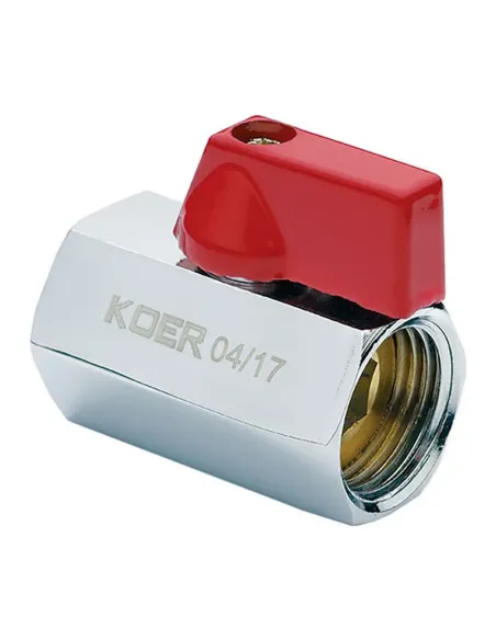 Кран кульовий прямий міні Koer KR.400 ГГБ 1/2 дюйма