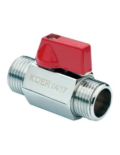 Кран шаровой прямой мини Koer KR.402 ШШБ 1/2 дюйма