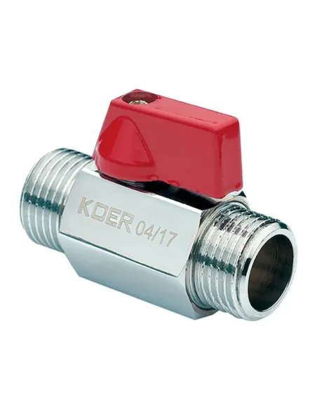 Кран кульовий прямої міні Koer KR.402 ШШБ 1/2 дюйма