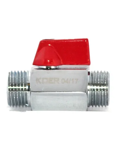 Кран шаровой прямой мини Koer KR.402 ШШБ 1/2 дюйма