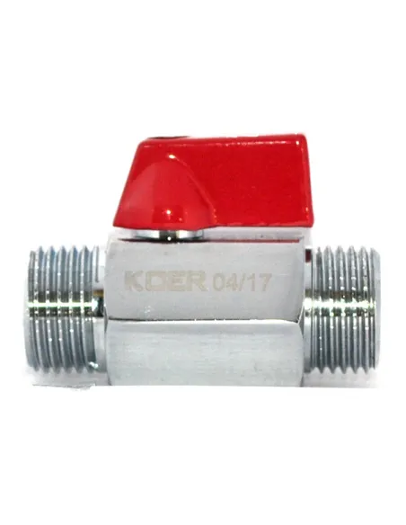 Кран шаровой прямой мини Koer KR.402 ШШБ 1/2 дюйма