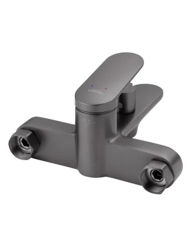 Смеситель для ванны Kroner Element 211315-5301 с душевым набором, однорычажный, черный