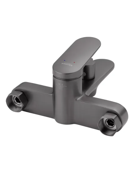 Смеситель для ванны Kroner Element 211315-5301 с душевым набором, однорычажный, черный