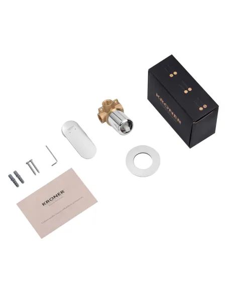 Смеситель для душа Kroner Element 211433-0101 скрытого монтажа, однорычажный