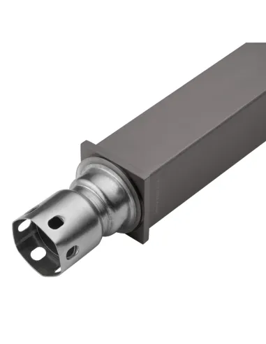 Смеситель для умывальника Kroner KRP Edelstahl Kubus - PVD010-3, нержавеющая сталь, однорычажный,