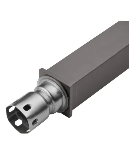 Смеситель для умывальника Kroner KRP Edelstahl Kubus - PVD010-3, нержавеющая сталь, однорычажный,