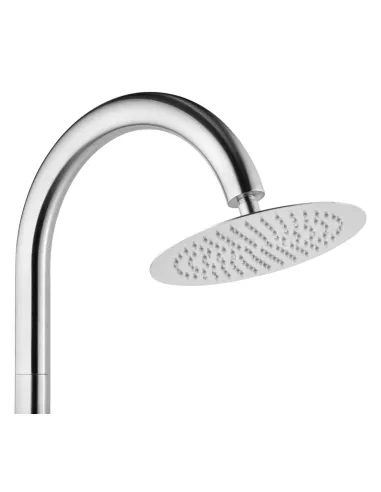 Вулична душова колона Kroner KRP Edelstahl Klassisch ESG081, 2390 мм