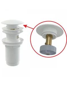 Донний клапан для раковини Alcaplast A392B, Click-Clack, 5/4 дюйми