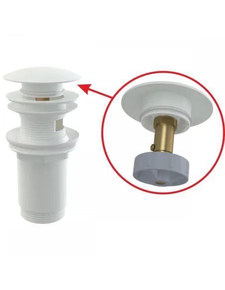 Донный клапан для раковины Alcaplast A392B, Click-Clack, 5/4 дюйма