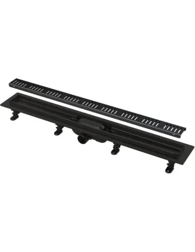 Душовий трап Alcaplast APZ10Black-650M, мокрий затвор