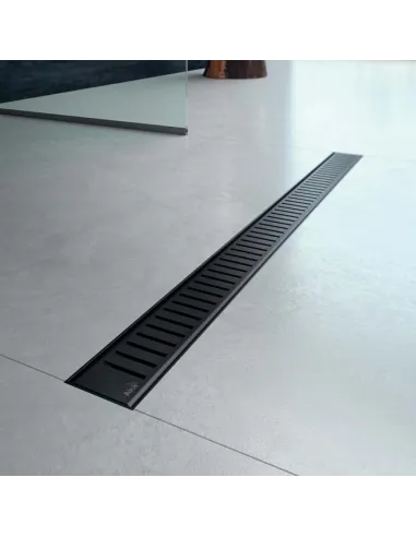Душовий трап Alcaplast APZ10Black-650M, мокрий затвор
