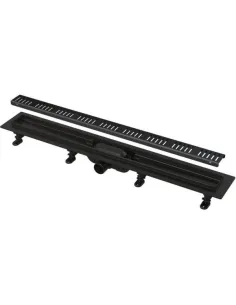 Душевой трап Alcaplast APZ10Black-750M, мокрый затвор