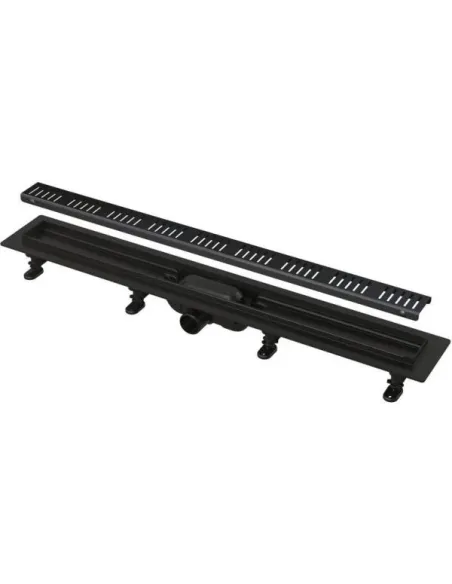 Душевой трап Alcaplast APZ10Black-750M, мокрый затвор