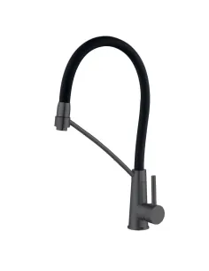 Смеситель для кухни с гибким изливом Wezer EVO4X-01-BLACK