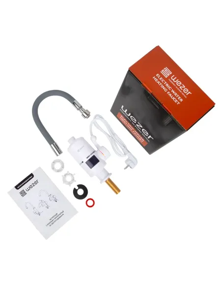 Смеситель для кухни Wezer SDR-G05T, с подогревом воды