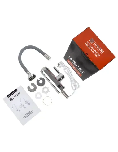 Смеситель для кухни Wezer SDR-G10T, с подогревом воды