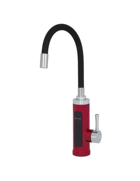 Смеситель для кухни Wezer SDR-G16T-Red, с подогревом воды