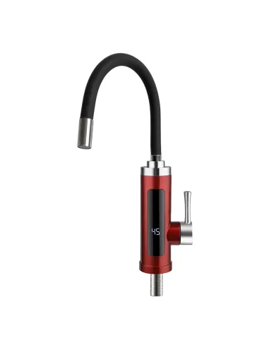 Смеситель для кухни Wezer SDR-G16T-Red, с подогревом воды