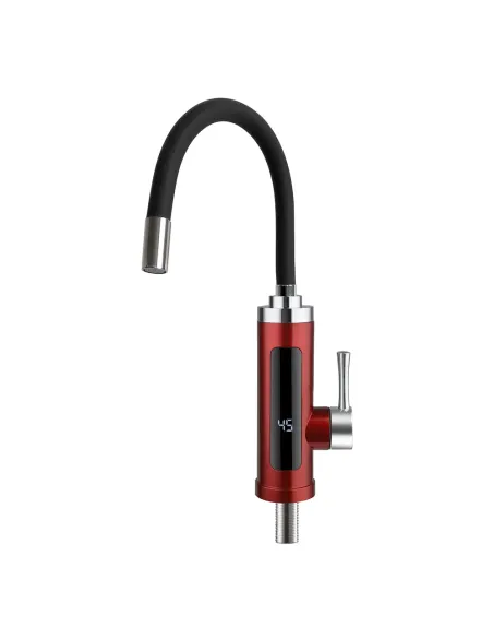 Смеситель для кухни Wezer SDR-G16T-Red, с подогревом воды