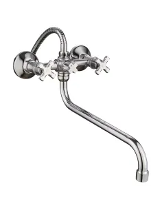 Смеситель для ванны Wezer VRL725-12, двухвентильный
