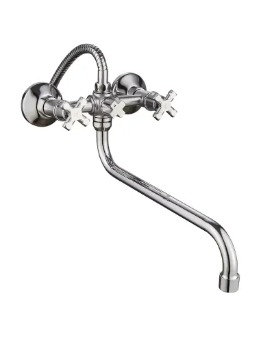 Смеситель для ванны Wezer VRL725-12, двухвентильный