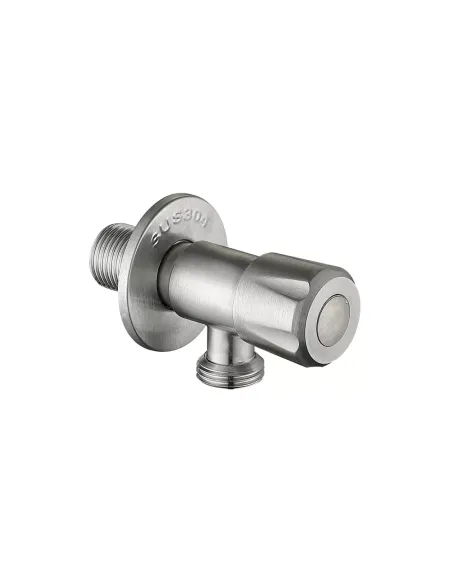 Приборный кран угловой Wezer SOL21B-15 1/2 x 3/4 дюйма