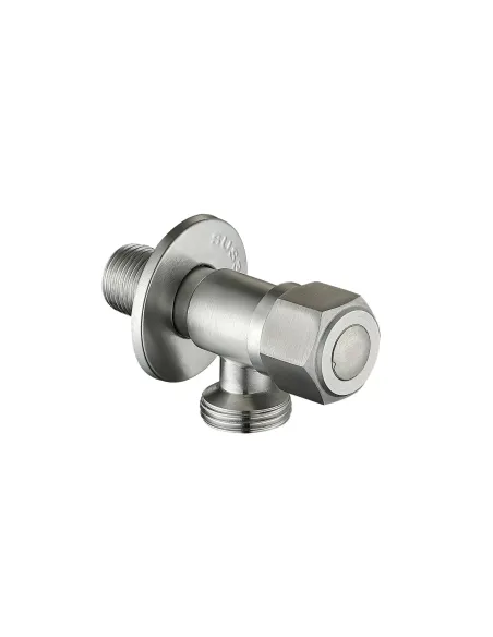 Приборный кран угловой Wezer SOL21B-16 1/2 x 3/4 дюйма