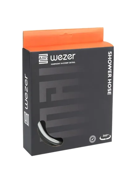 Шланг для душу Wezer WKR-016-150 silicone, сірий, 150 см