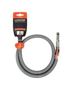 Шланг для смесителя Wezer М10х1/2 дюйма, длинный штуцер, 1.0 метра