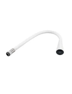 Излив гибкий для смесителя Wezer WKC-060-WHITE