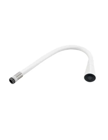 Излив гибкий для смесителя Wezer WKC-060-WHITE