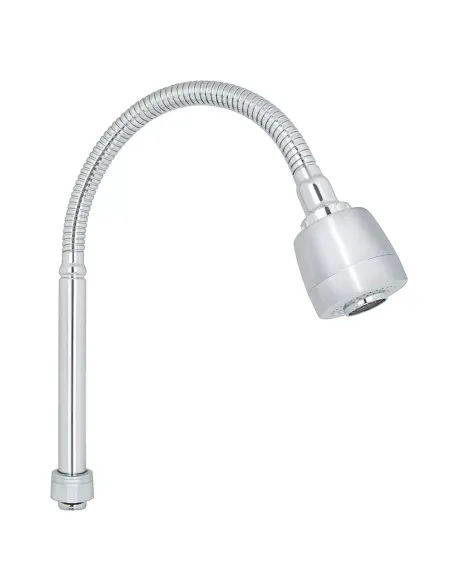 Излив гибкий для смесителя Wezer WZK-009, рефлекторный, с душевой насадкой